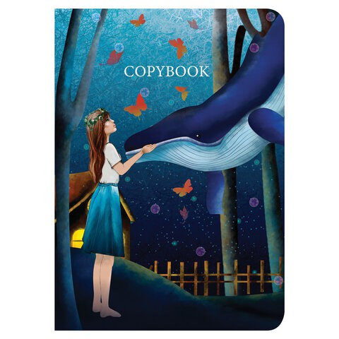 Тетрадь В5 Brauberg SoftTouch Сказка 60 листов, клетка 403811 цена за 4 шт , 